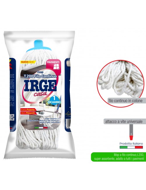 IRGE mop cotone 200gr filo...