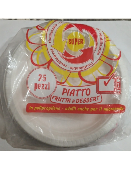A / PIATTI DESSERT 25 PZ